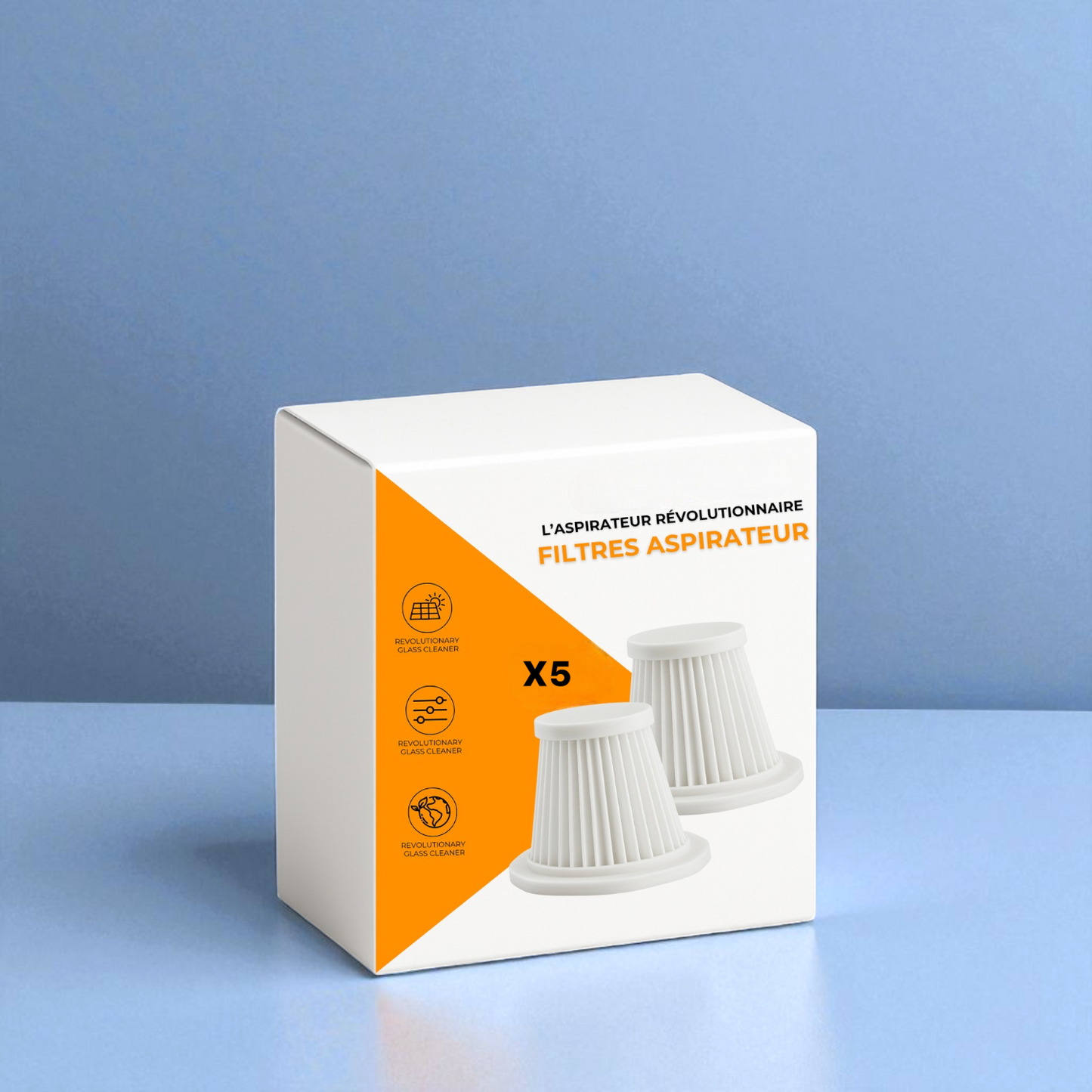 Lot de 5 Filtres HEPA